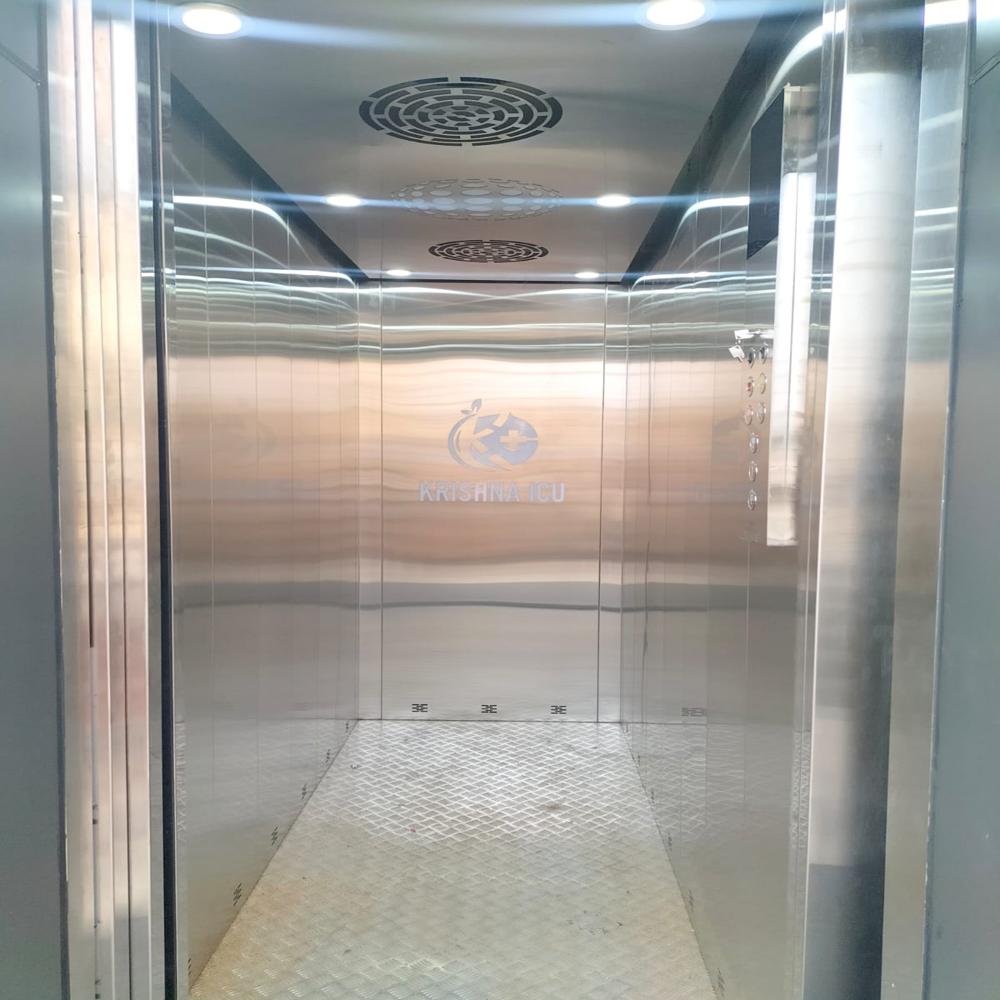 Full Vision Glass Door Elevator - Capacity: 408 Kg/hr