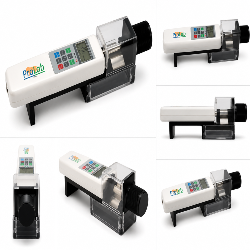Portable Tablet Hardness Tester - Color: White