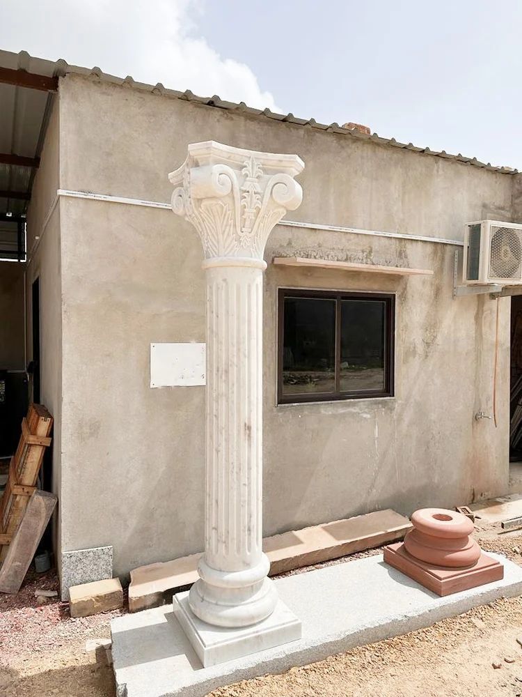 White Marble Premium Pillars