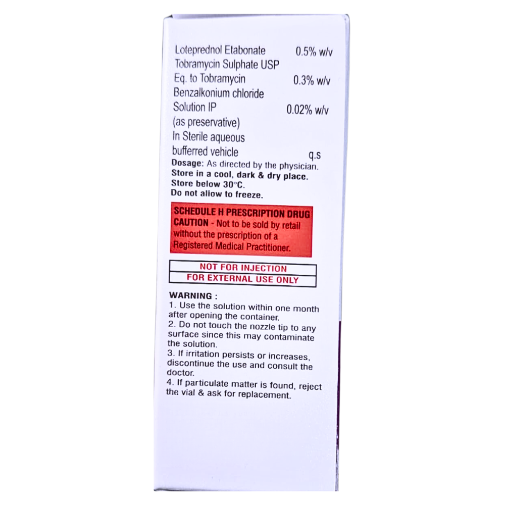 Loteprednol Etabonate & Tobramycin Ophthalmic Suspension