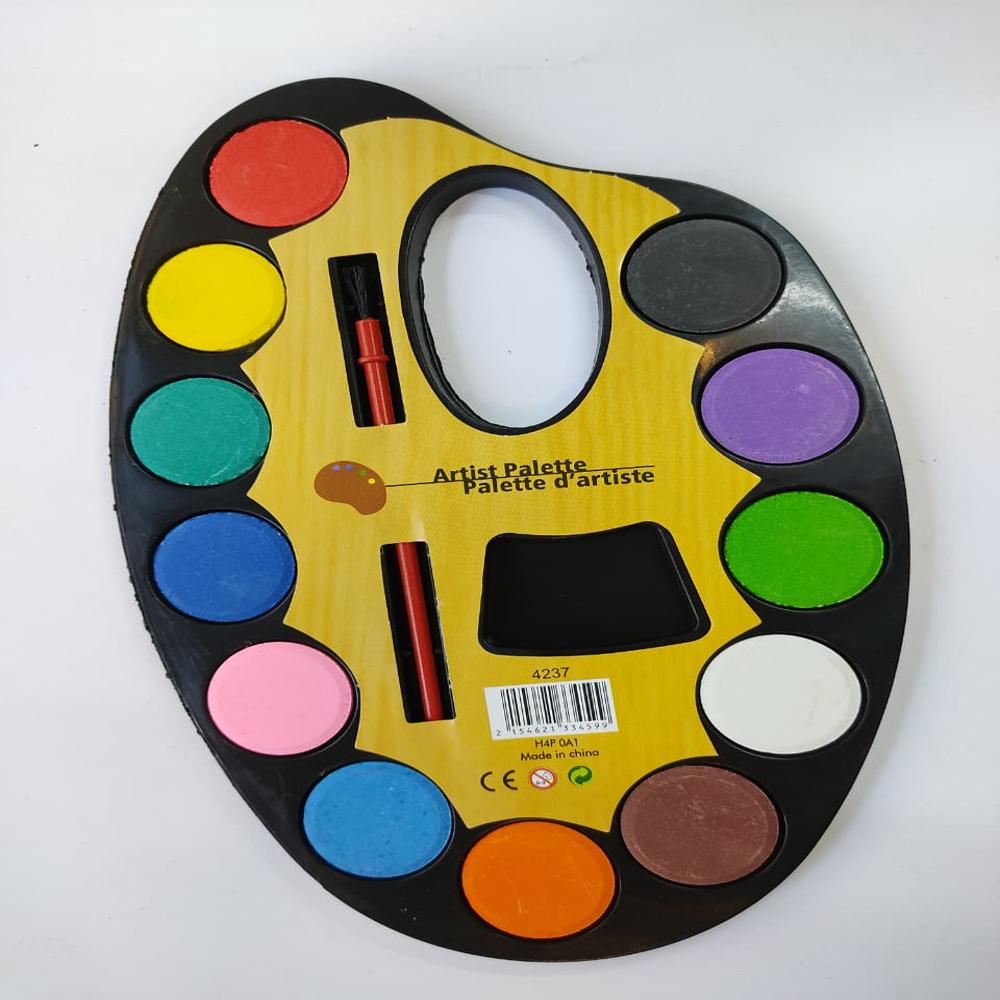 12 Colours Watercolour Palette