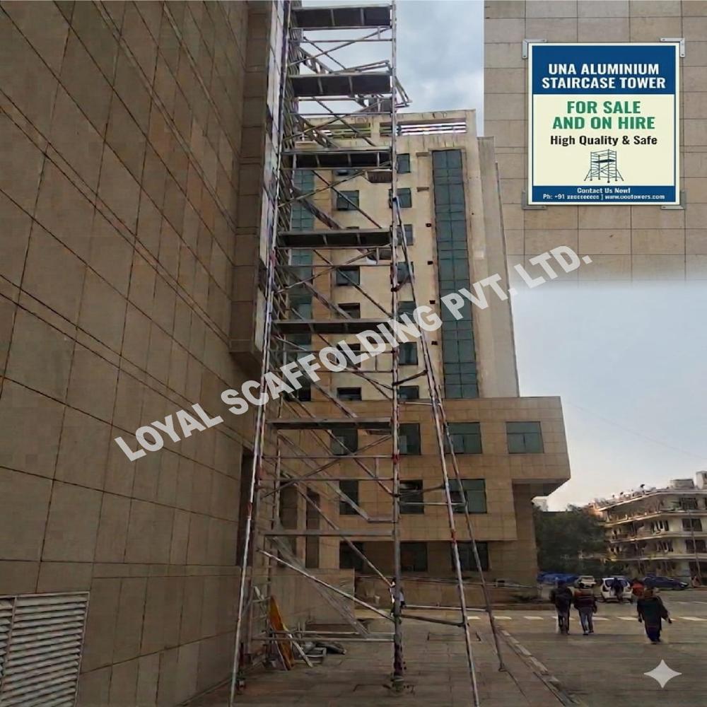 Paint Scaffold Tower - Color: Metallic Silver