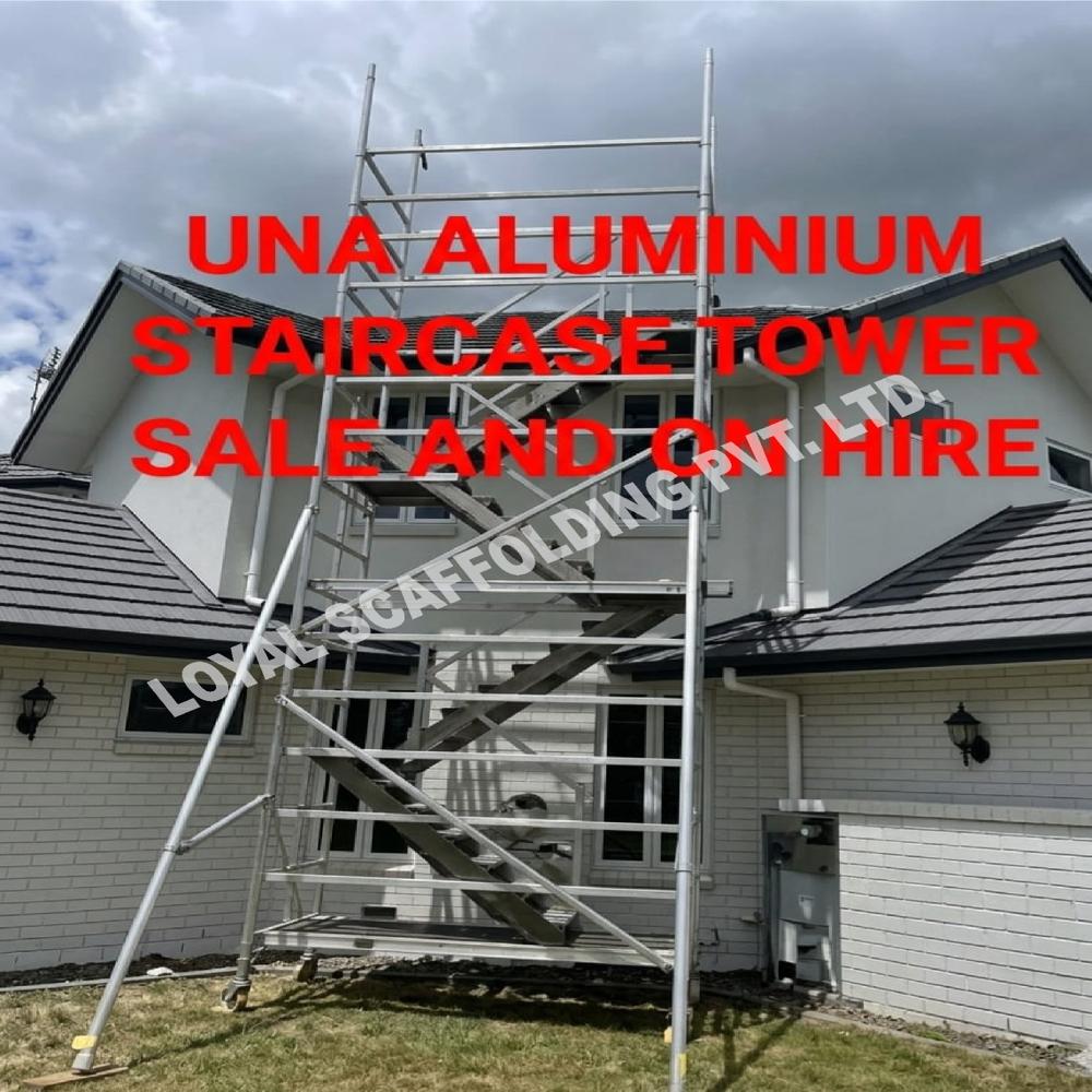Paint Scaffold Tower - Color: Metallic Silver
