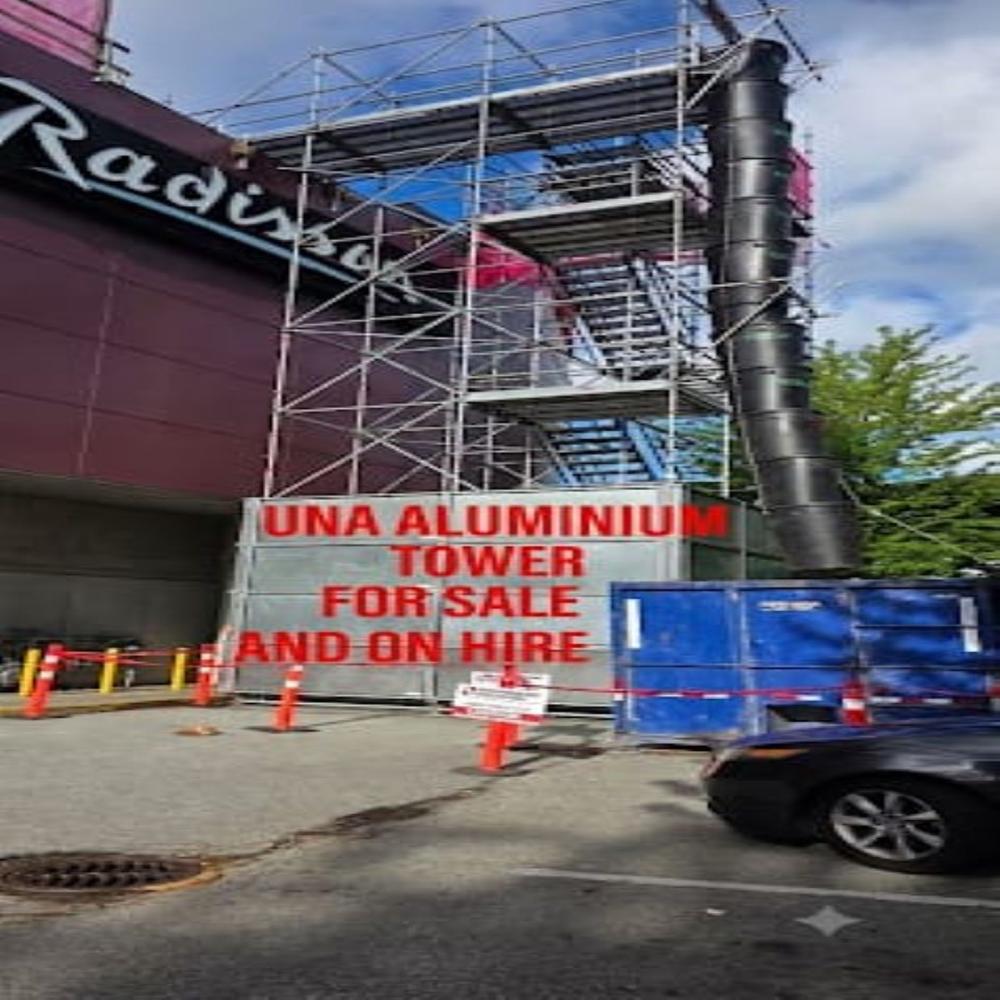 Paint Scaffold Tower - Color: Metallic Silver