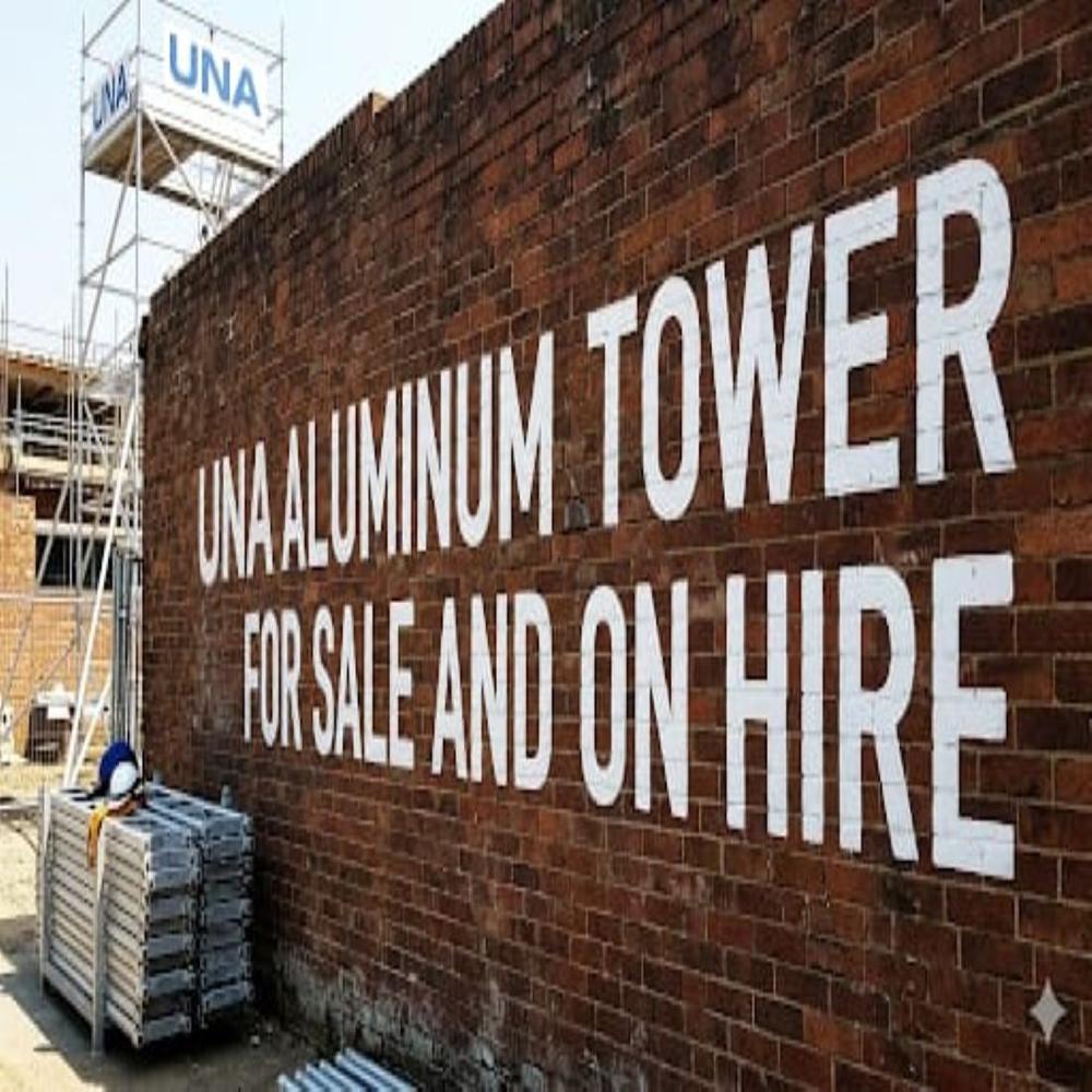 Aluminum Mobile Scaffold Tower - Color: Silver