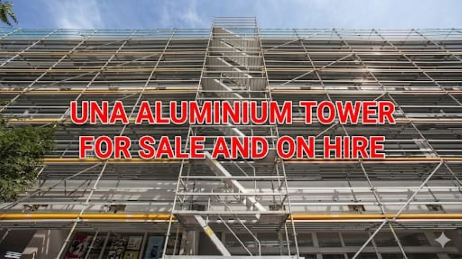 Aluminum Mobile Scaffold Tower - Color: Silver