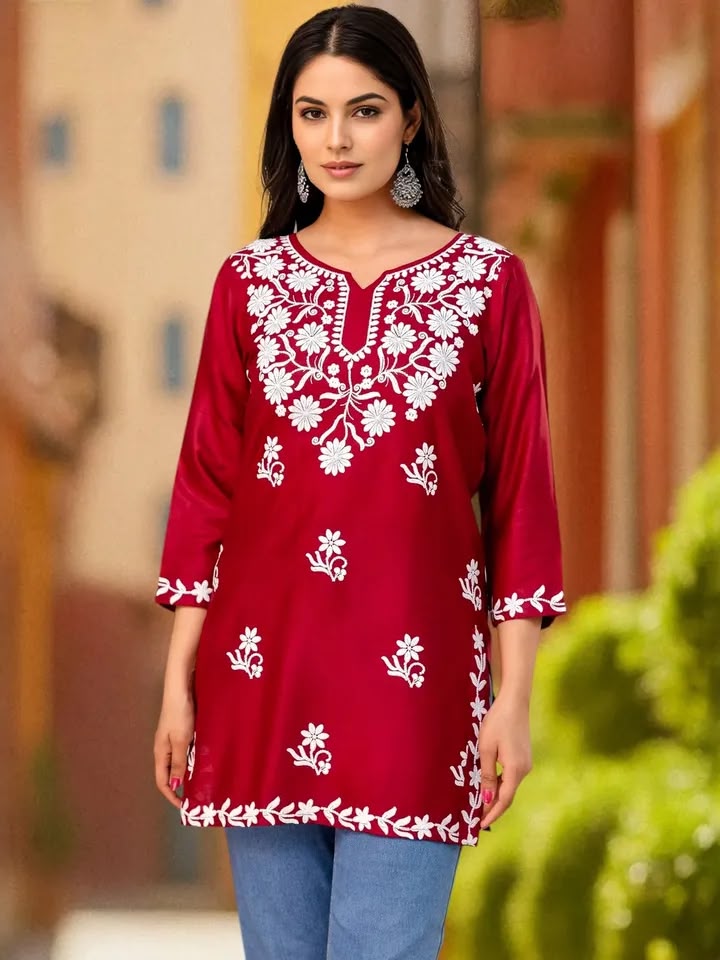 women premium quality fancy short kurti