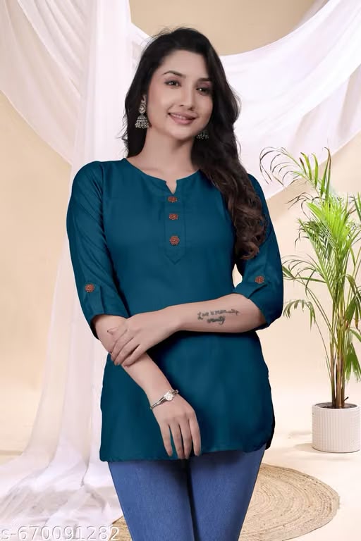 women premium quality fancy short kurti