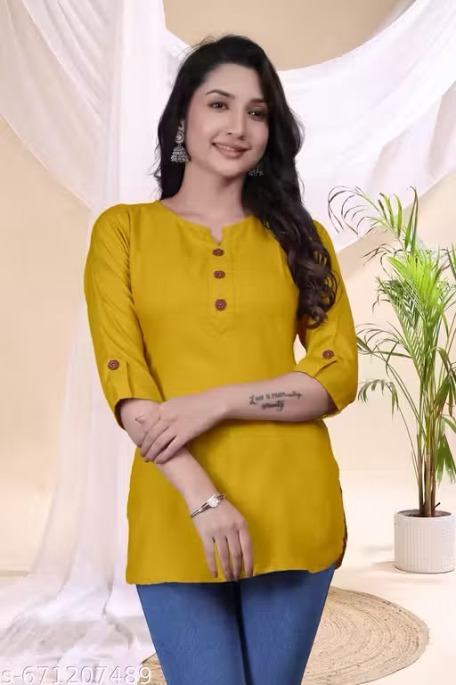 women premium quality fancy short kurti