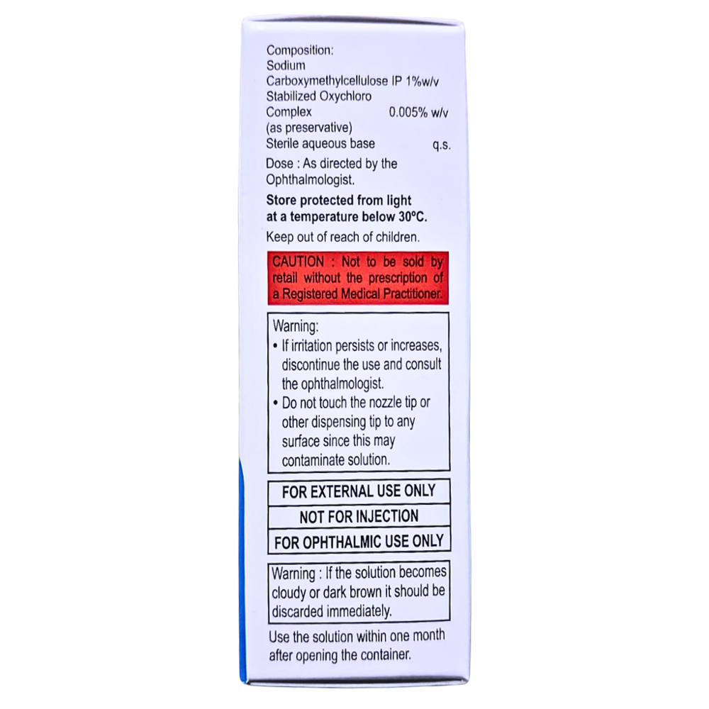 Carboxymethylcellulose Lubricant Eye Drops IP 1% w/v