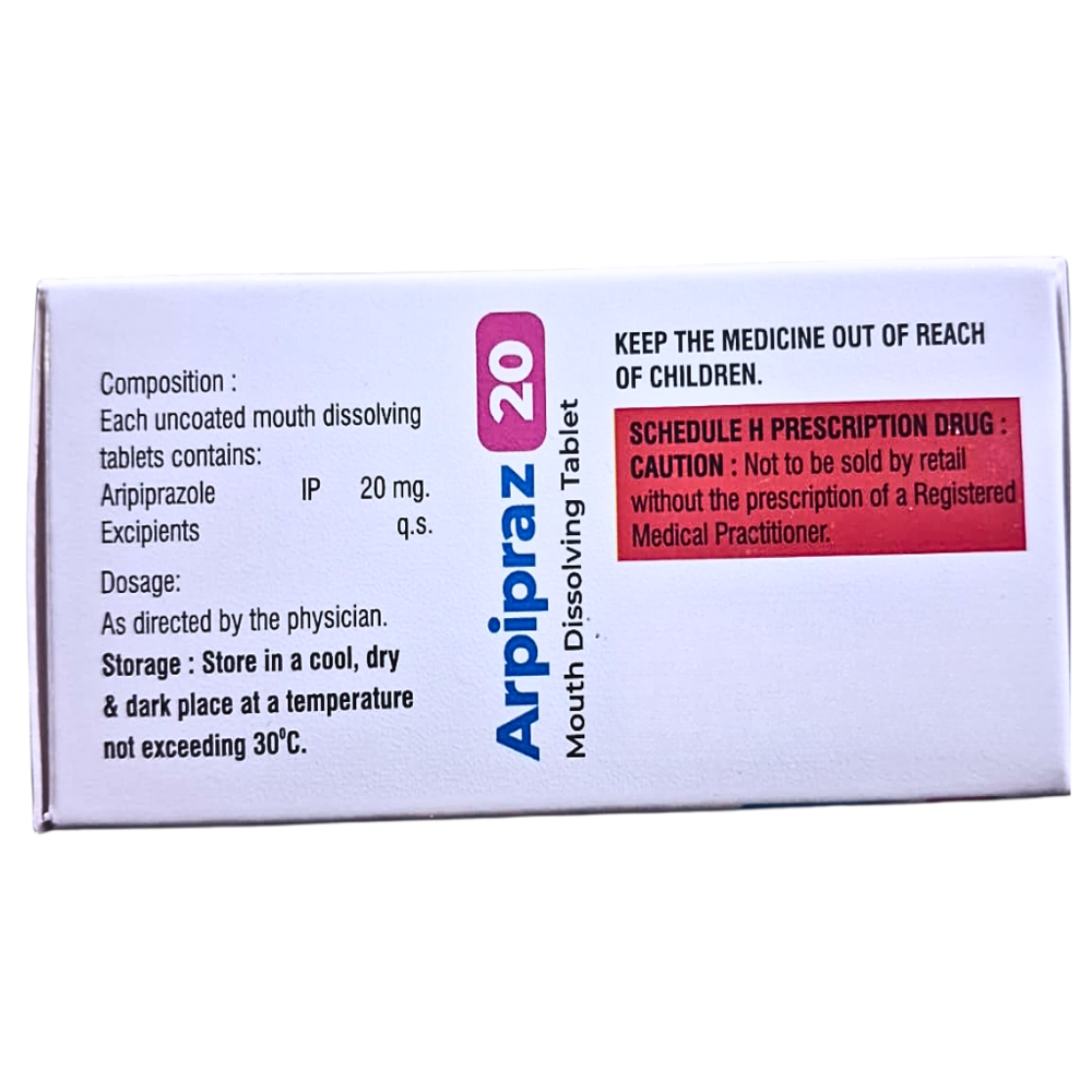 Arpiprazole Mouth Dissolving Tablets 20 mg