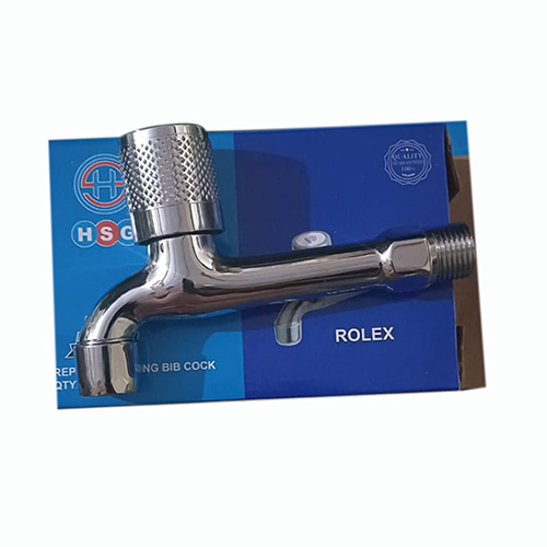 Stainless Steel Repairable Bib Cock - Color: Silver
