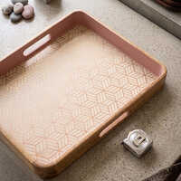 03_Wooden Tray With Enamel Finish