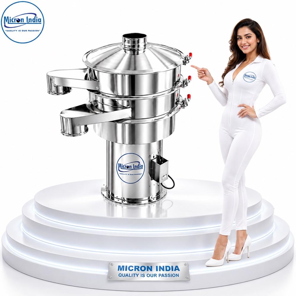 24inch Single Deck Vibro Sifter - Capacity: 100 Kg