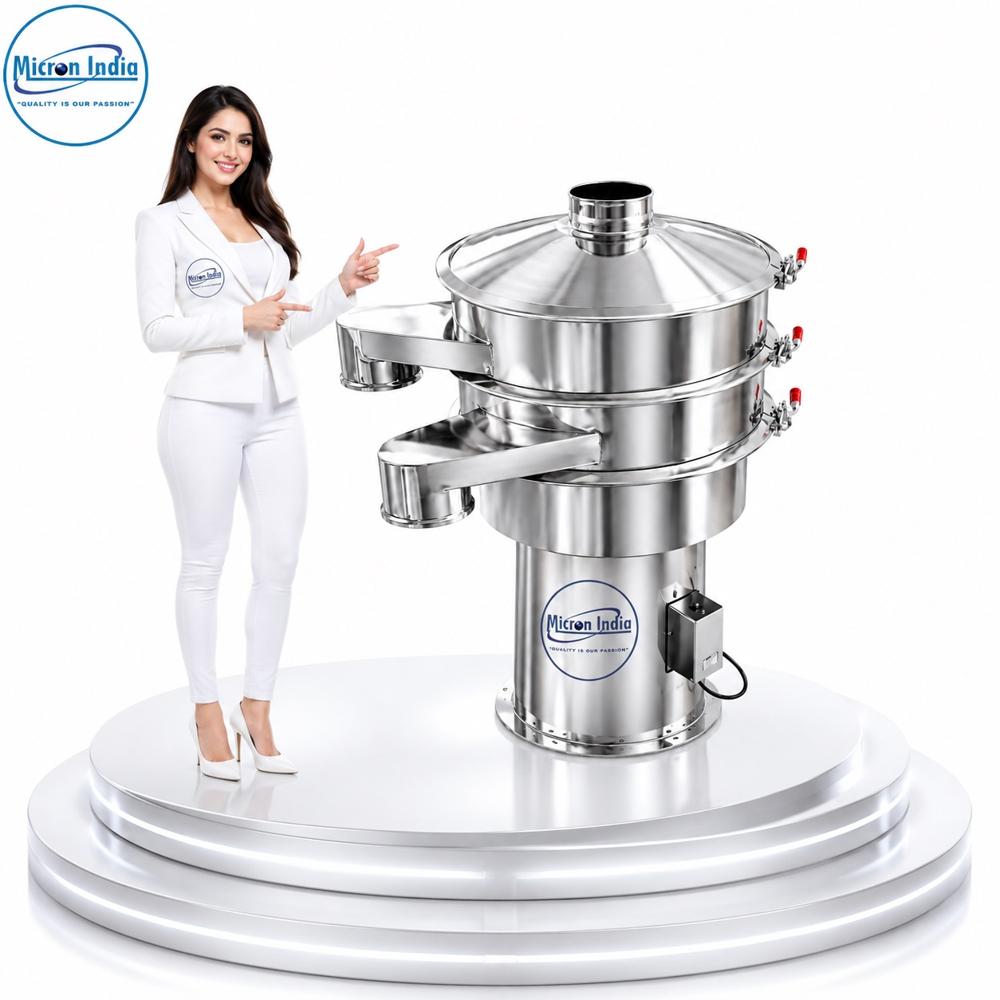 24inch Single Deck Vibro Sifter - Capacity: 100 Kg