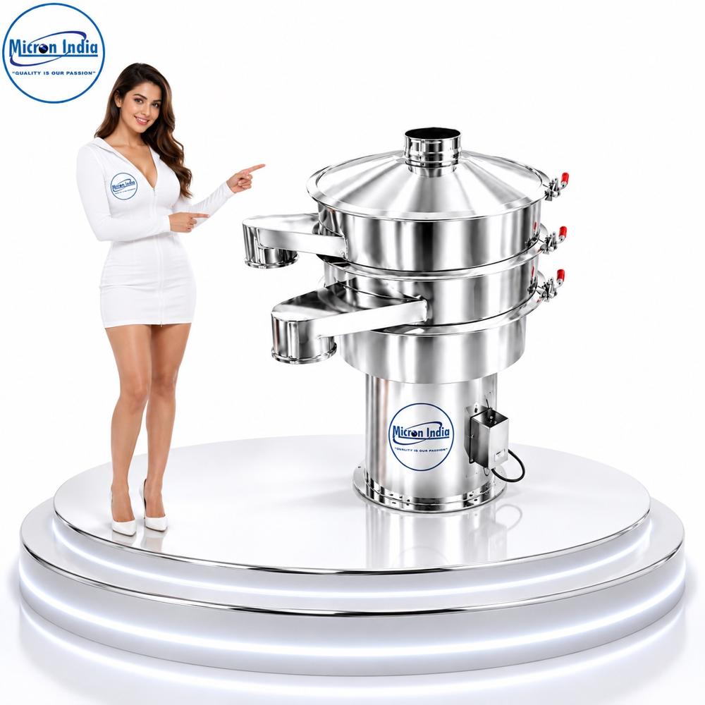 24inch Single Deck Vibro Sifter - Capacity: 100 Kg