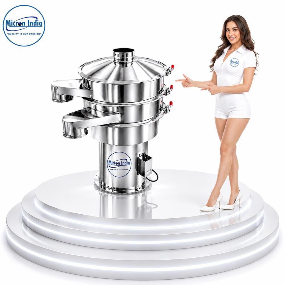 24inch Single Deck Vibro Sifter - Capacity: 100 Kg
