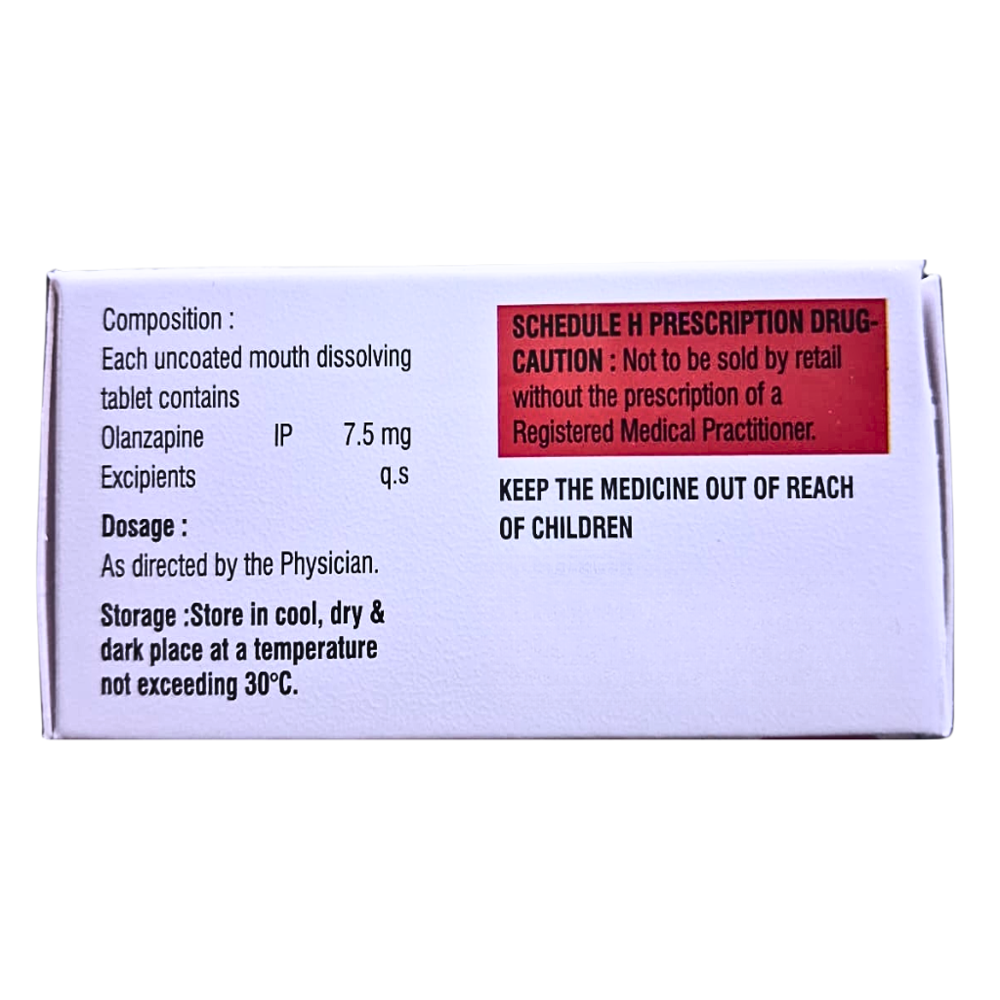 Olanzapine Mouth Dissolving Tablets 7.5 mg