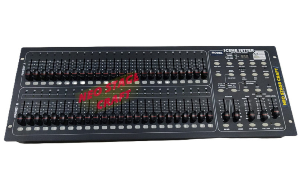 Scene Setter Lighting Desk Console - Color: Black