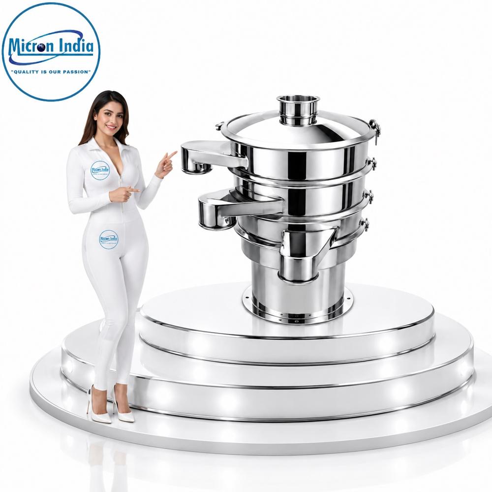 24inch Double Deck Vibro Sifter - Capacity: 100 Kg