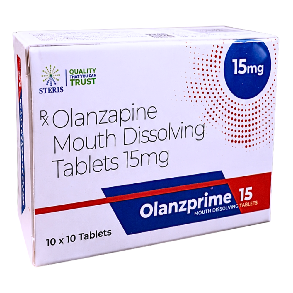 Olanzapine Mouth Dissolving Tablets 15 Mg - Life Span: 24 Months
