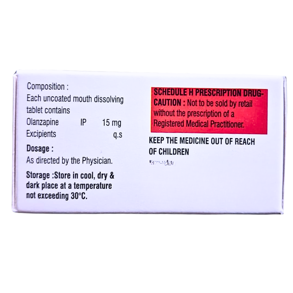Olanzapine Mouth Dissolving Tablets 15 mg