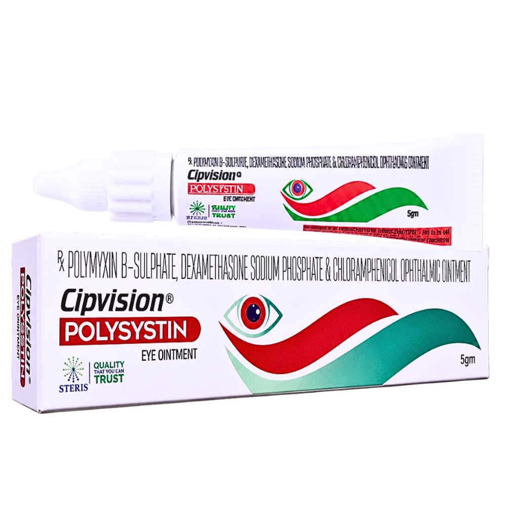 Polymyxin B Sulphate,Dexamethasone Sodium Phosphate & Chloramphenicol Ophthalmic Ointment
