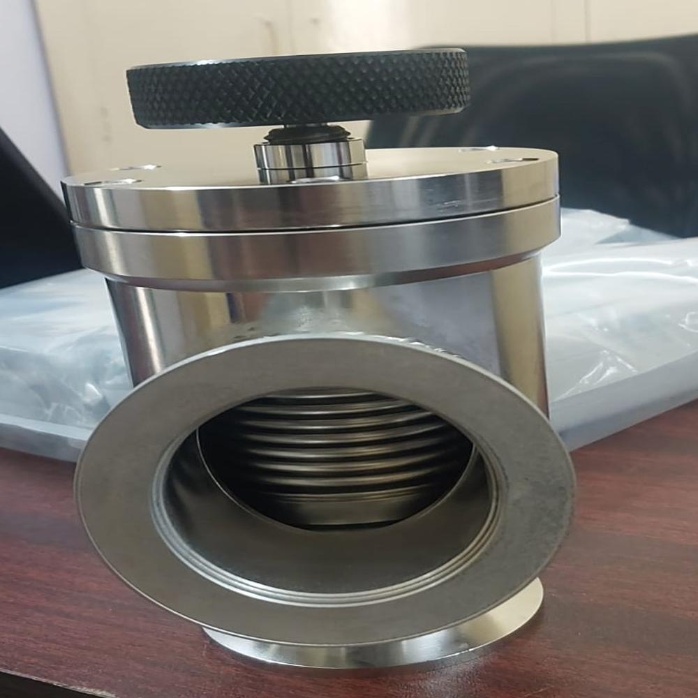 SS KF bellow shield right angle valves