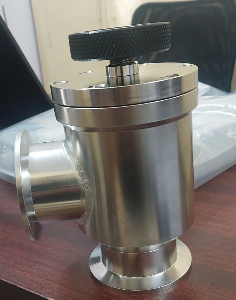 SS KF bellow shield right angle valves