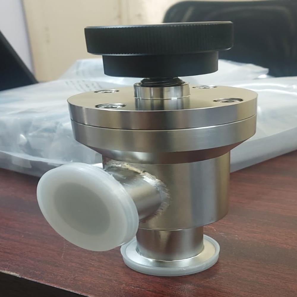 SS KF bellow shield right angle valves
