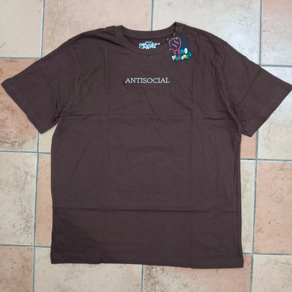 M11714 | EIGHTY Eight Mens Crew Neck Embro T-Shirt
