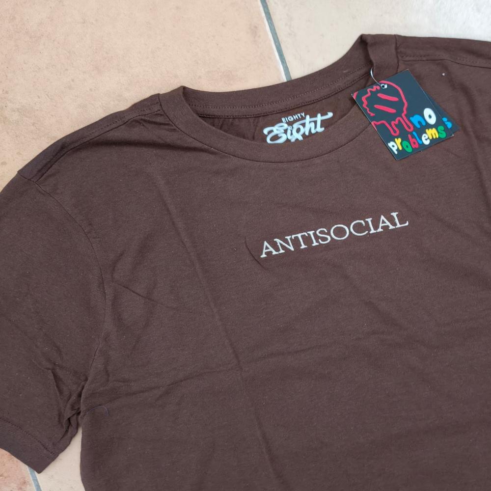 M11714 | EIGHTY Eight Mens Crew Neck Embro T-Shirt