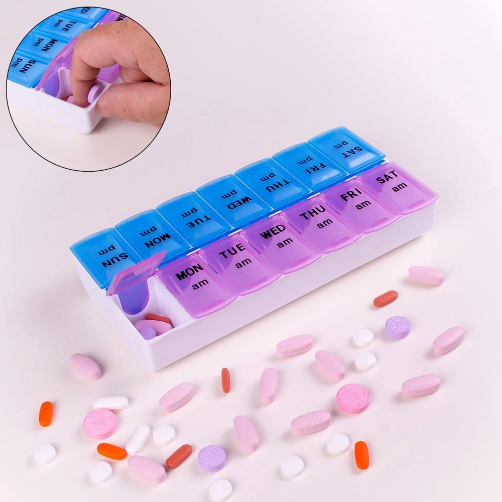Weekly Medicine Pill Organizer - (1 Pc) - Age Group: As Per Product Requirement