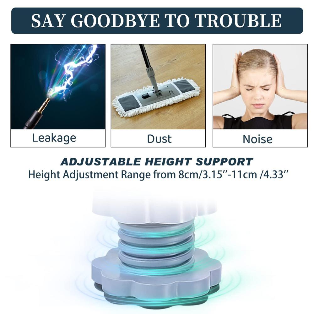 Washing Machine Support, Anti Vibration Washing Machine Support Adjustable Washer Anti Vibrasion Pads, Washer & Dryer Pedestals, Washing Machine Accessory Anti- Skid Pad Pvc Lifting Pad Non-Slip ( 1 Pc ) - Application: As Per Product Requirement