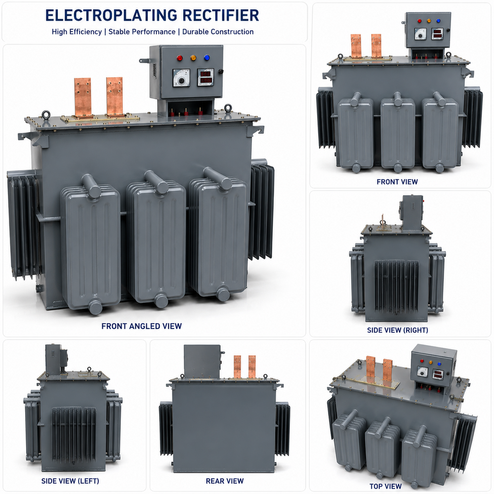 Industrial Electroplating Rectifier - Color: Blue & Gray