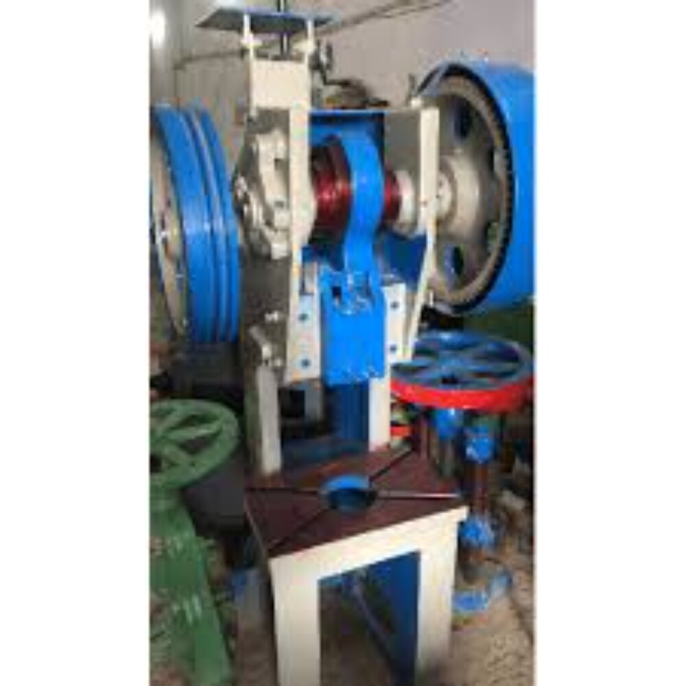 Semi Automatic Powered Pressure Wire Punching Machine - Material: Ss