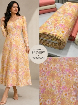 Poly chiffon prints