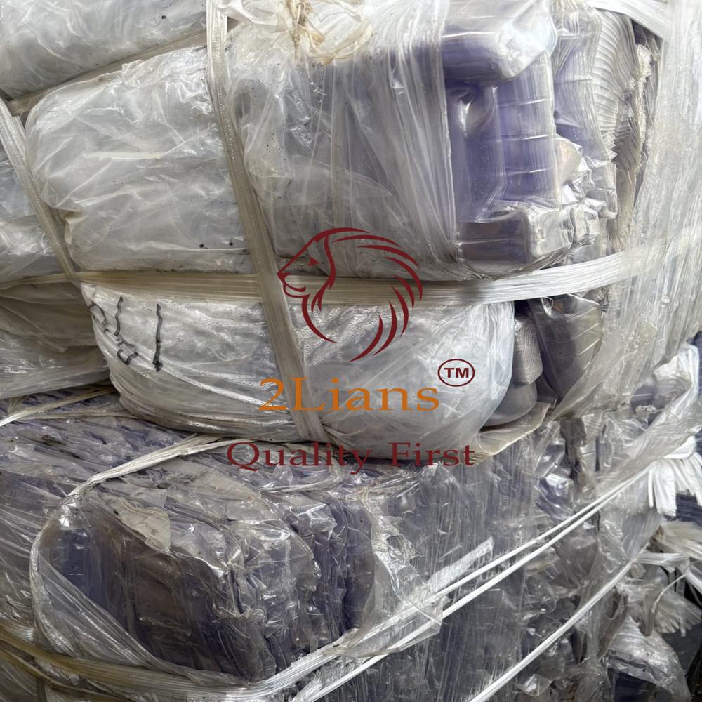 PVC off cuts sheets/trays transparent