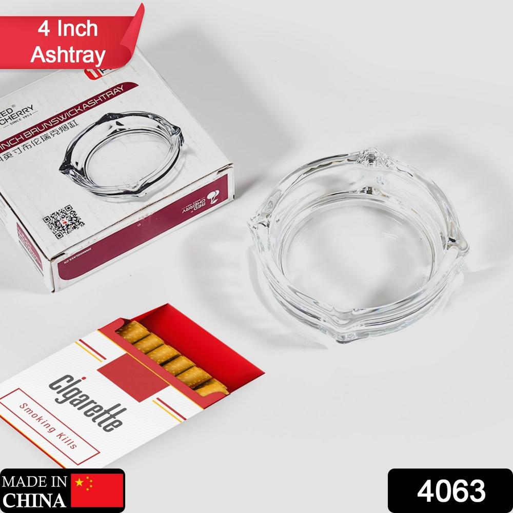 Brunswick Crystal Glass Ashtray for Home & Office