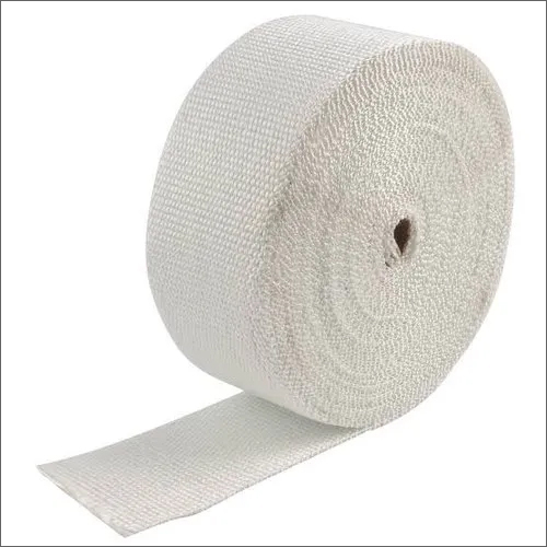 Asbestos Cloth - Fiber Material, White Color , Straight Shape