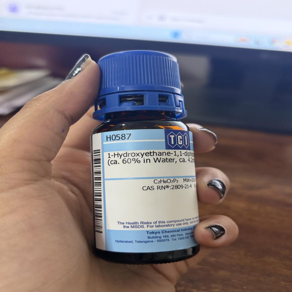 1-Hydroxyethane-1,1-diphosphonic Acid (ca. 60% in Water, ca. 4.2mol/L) 25g TCI