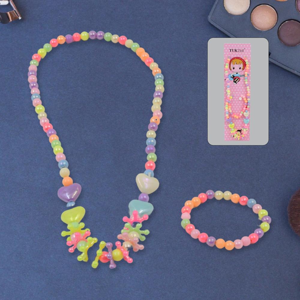 Pearl Pendant Necklace Bracelet Ring (2 Pc Set) - Age Group: As Per Product Requirement