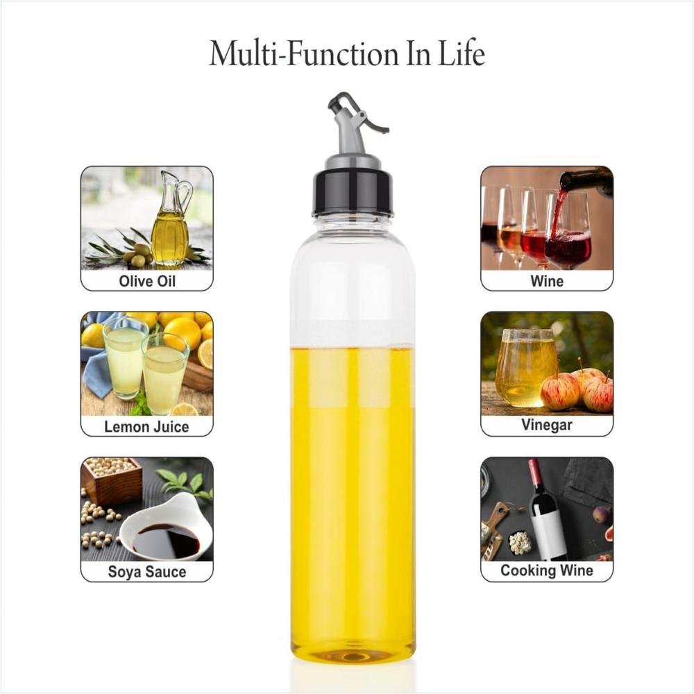 1L Oil Dispenser With Lid & Drip-Free Spout (Plastic) - Application: As Per Product Requirement