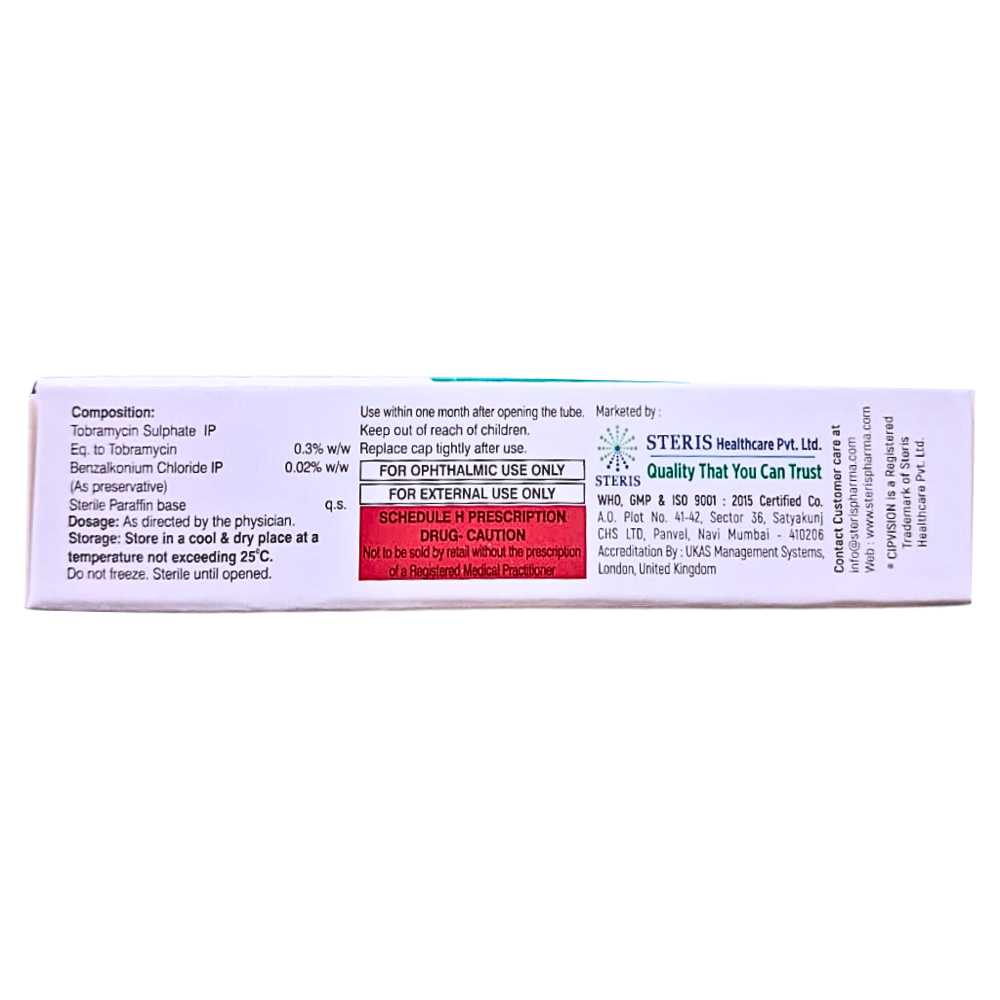 CIPVISION TIBOCLORICUS EYE OINTMENT