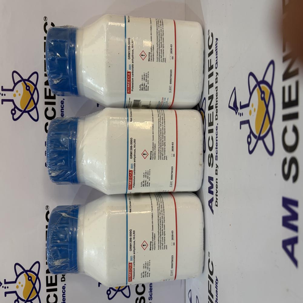 Potassium carbonate anhydrous, Hi-LR 500g Himedia