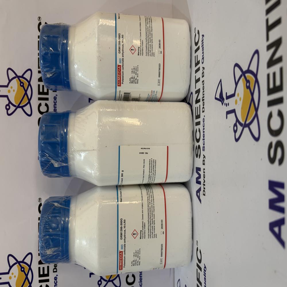 Potassium carbonate anhydrous, Hi-LR 500g Himedia