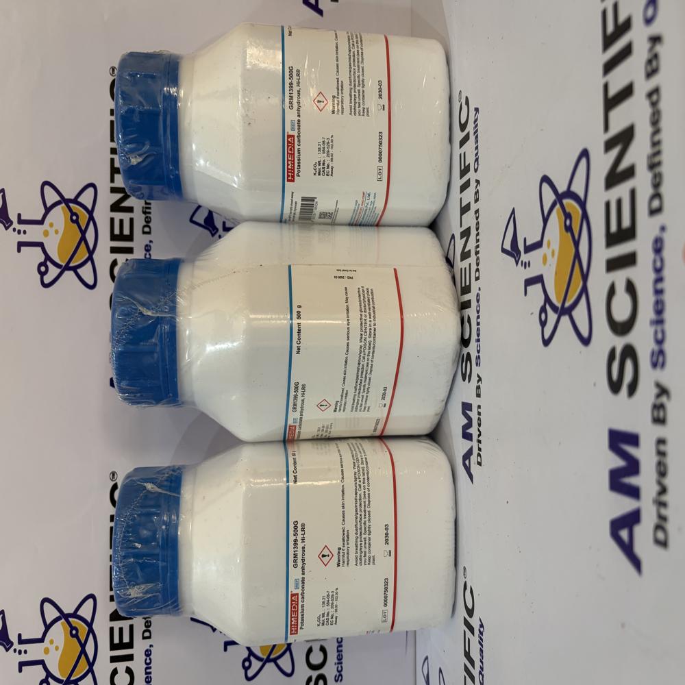 Potassium carbonate anhydrous, Hi-LR 500g Himedia