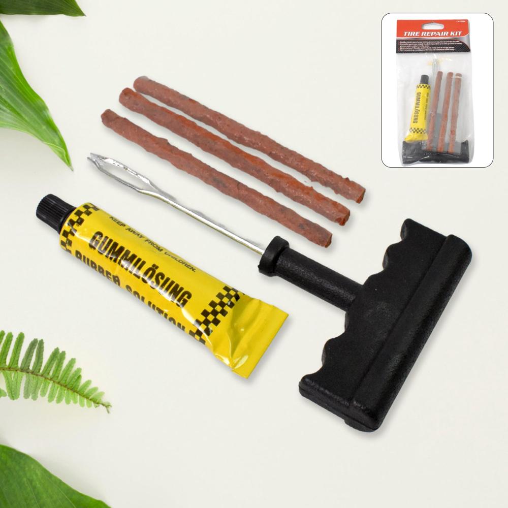 Tyre Puncture Repair Kit With 3 Seal Strips (5 Pcs Set) - Application: As Per Product Requirement