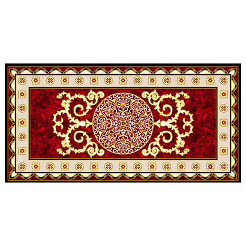 8005 Red Rangoli Tile