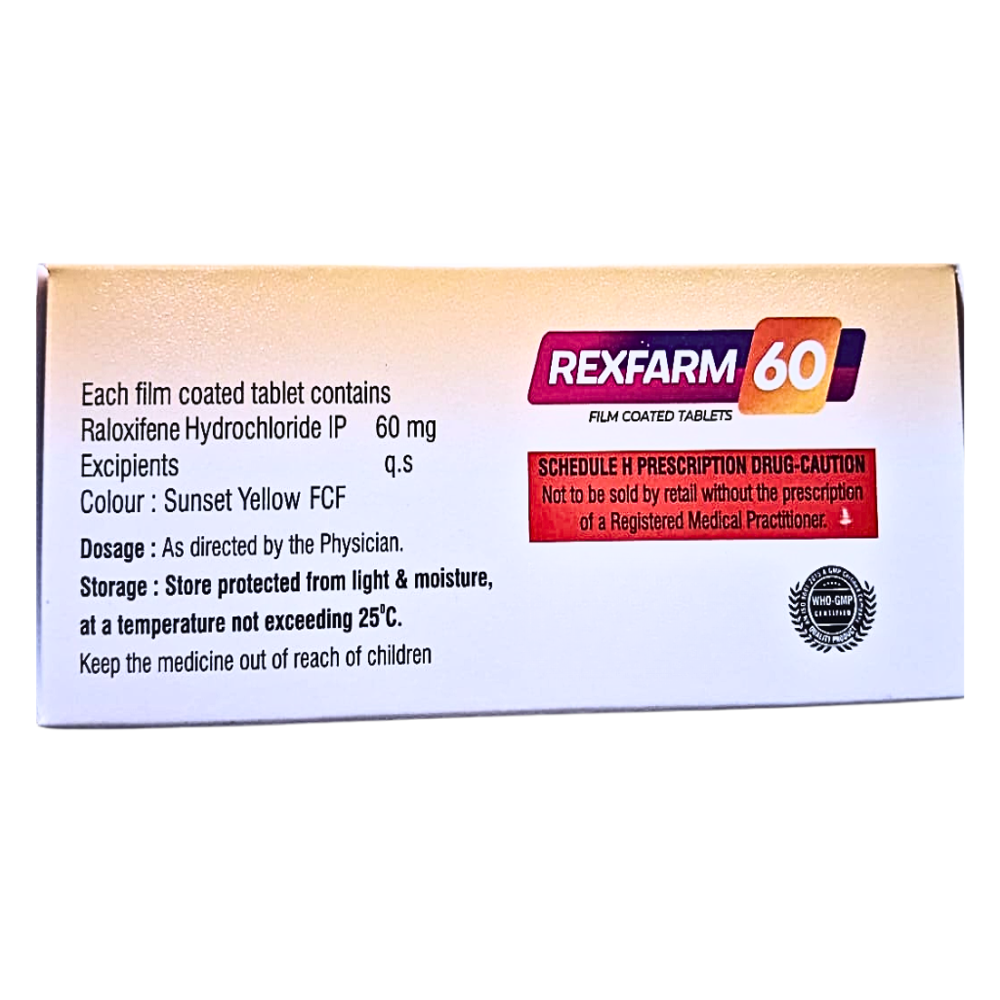 Raloxifene Hydrochloride Tablets IP 60 mg
